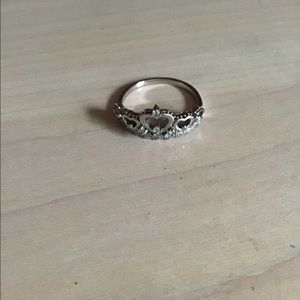 Sterling silver princess ring size 5